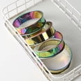 thumbnail image 4 of 3.15 Inch English Muffin Rings, Stainless Steel Crumpet Rings, Rainbow Tart Rings for Baking, Double Rolled Nonstick Round Cake Ring, Metal Pastry Ring Mold for Dessert Food Making Tool, 4 of 6