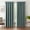 River Blue, variant on Eclipse Tricia Solid Curtain Panel, Room Darkening Rod Pocket Curtain Thermapanel, (1 Panel), 52 in Wide x 95 in Long, Grey