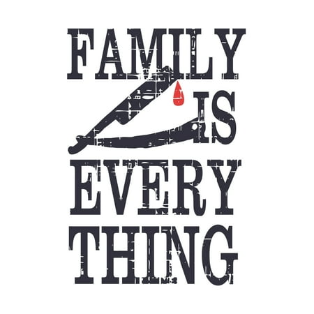 Christmas Gifts Quotes Family Is Everything: Ganster Quote For Families Perfect For Gifts, Birthdays Or Christmas White 6x9 (Paperback) ()