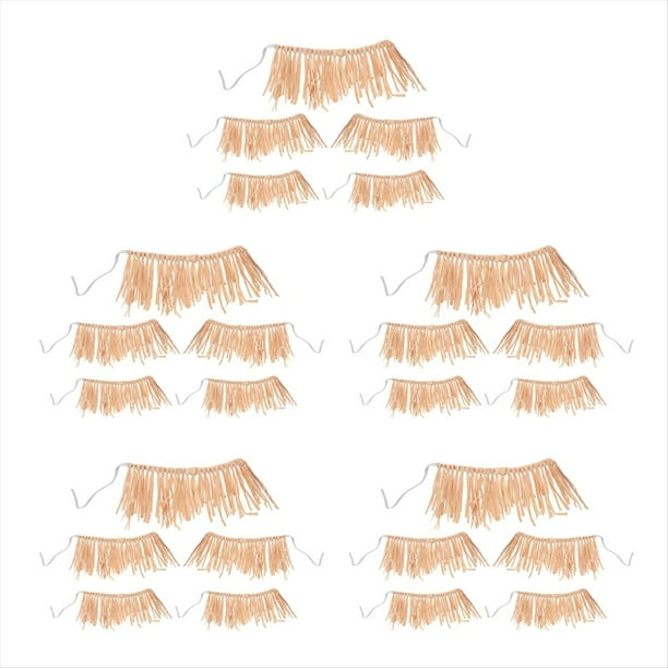 5X Kit de Espantapájaros Accesorios de Disfraz de Espantapájaros Decoración Cuello Brazo y Lazos de Tobillo para Accesorio de Fiesta Decoración de Halloween