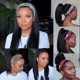 thumbnail image 5 of Headband Wig Human Hair 14 Inch Straight Headband Wigs for Black Women Glueless, 5 of 5