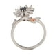 thumbnail image 5 of Anillo de alivio de ansiedad, anillo de plata giratorio ajustable abierto con flor para aliviar el estrés, 5 of 8