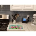 thumbnail image 2 of Minnesota Pink and White Lady�s Slippers in Watercolor Glass Cutting Board Large 12 in x 15 in, 2 of 5