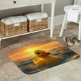 thumbnail image 6 of Non Slip Door Mat, Cartoon Swimming Yellow Duck Fast Drying Bath Tub Mats, Absorbent Bathroom Rugs Entrance Welcome Mat, Bath MatS for Tub, Floor, Home, Kitchen, Hotel,16x24in, 6 of 7