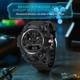 thumbnail image 5 of Men’s Digital Analog Watches Military Outdoor Multifunctional Sport Wristwatch with TPU Watch Strap Waterproof Wristwatch Gift for Man, 5 of 9