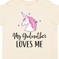 thumbnail image 4 of Inktastic My Godmother Loves Me Unicorn Girls Toddler T-Shirt, 4 of 5