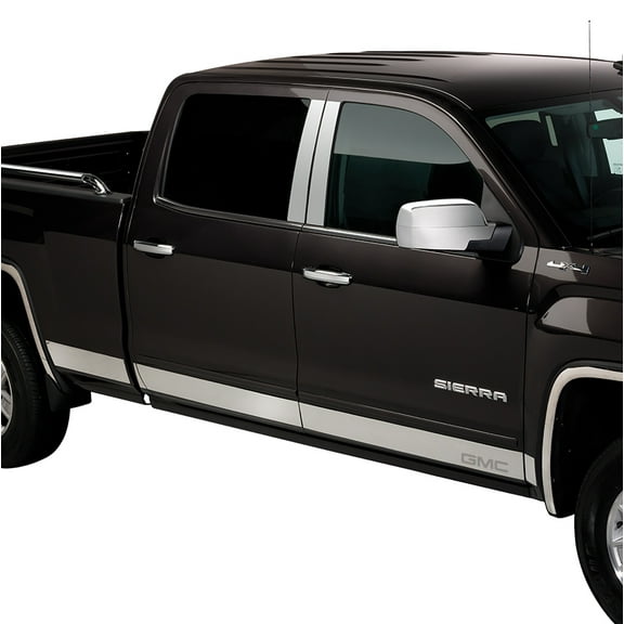 Putco 9751244GM-2 Stainless Steel Rocker Panel Fits 19-22 Sierra 1500 Fits select: 2021 GMC SIERRA K1500 SLT, 2020 GMC SIERRA C1500 SLT