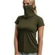 thumbnail image 3 of TaTaai Short Sleeve Sun Protective Top, Women's Built-in Face Mask UPF Shirt, Breathable Casual Wear for Hiking and Summer Activities Gift, 3 of 7