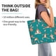 thumbnail image 2 of Balery Giraffes Doing Various Yoga Bolsa Tote Estilo Estético con Cremalleras, Bolsa de Hombro, Bolsa de Compras Grande y Plegable, 2 of 8