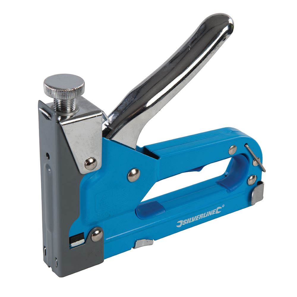 Silverline - 3-in-1 Staple Gun - 4 - 14mm Type 10J