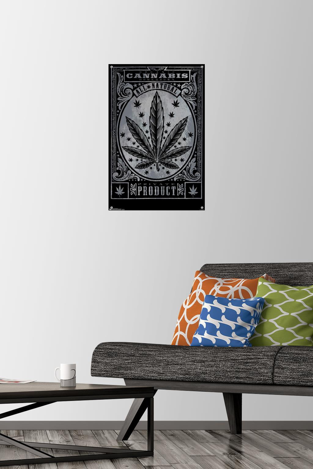 Weed - Private Product Wall Poster with Push Pins, 14.725" x 22.375"