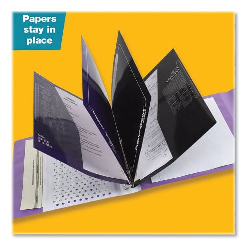 Trapper Keeper 3-Ring Pocket Binder, 1" Capacity, 11.25 x 12.19, Palm Trees | Bundle of 2 Each