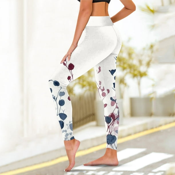 Aayomet Thick High Waist Yoga Pants Workout Running Yoga Leggings for Women  Womens Flare Yoga Pants Flare Leg (Navy, M) 