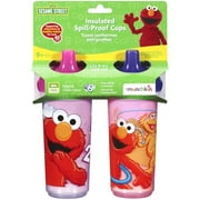 Munchkin Sesame Street Insulated Spillproof Cups, 2ct