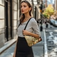 thumbnail image 3 of Kuiaobaty Hummingbird Print Hobo Purse for Women Vintage Lotus Print Leather Shoulder Handbag with Smooth Zipper Large Capacity Underarm Bag for Travel & Shopping, 3 of 7