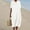 White, variant on Sakmal Loose Fit Casual Summer Dresses for Women Solid Basic Black Comfort Fit Short Sleeve Long Shift Dress