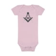 thumbnail image 2 of 'Freemason' Baby Short Sleeve Onesie®, 2 of 4