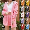 thumbnail image 3 of Conjunto de pijama informal de 3 piezas de manga larga con chaleco para el baño de Plush Home para otoño e invierno, 3 of 5