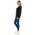 thumbnail image 4 of SOCKS'NBULK 6 Pack Women’s Oversized Crew Neck Sweatshirt, Fleece Lined, Bulk Wholesale Sweatshirts for Charities & Events (Black, Small), 4 of 7