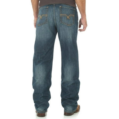 Four Pocket Indigo Jeans - Wrangler Men's 20X Indigo No.33 Extreme Relaxed Fit Jeans Straight Leg - 33Mwxwl