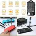 thumbnail image 3 of 117 in 1 Precision Screwdriver Set Professional Electronics Repair Tool Kit with 98 Bits Magnetic Driver , pry, Spudgers for Tablet, MacBook, PC, iPhone, Xbox,PS4, 5, Nintendo Switch Game Console iMac, 3 of 9