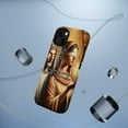 thumbnail image 5 of DistinctInk Tough Case for Apple iPhone 15 (6.1" Screen), Compatible with MagSafe Charging - "For We Live by Faith, Not by Sight" - 2 Corinthians 5:7, 5 of 6