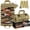 Khaki, variant on Tool Bag Roll Up,  Heavy Duty Rolled Empty Tool Storage Organization, Portable Foldable Rollup Organizer with 2 Small Pouches, Rollable Carrying Toolbag, Dad Men Mechanic Birthday Gifts, Khaki