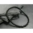 thumbnail image 2 of K-KED Black Tourmaline Genuine Bracelet ~ 7.5 Inches ~ 4mm Round Beads, 2 of 2