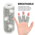thumbnail image 3 of 10pcs Finger Protectors Splints, Compression Finger Sleeves Thumb Br for Trigger Finger, Elastic Covers for Basketball, Breathable Finger Supporter 2.4" x 1" gray Large, 3 of 5