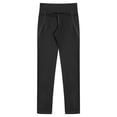 thumbnail image 4 of Manyakai Kids Yoga Dance Pants Sport Athletic Leggings Girls Stretchy Jogging Sweatpants with Pockets Black 140, 4 of 5