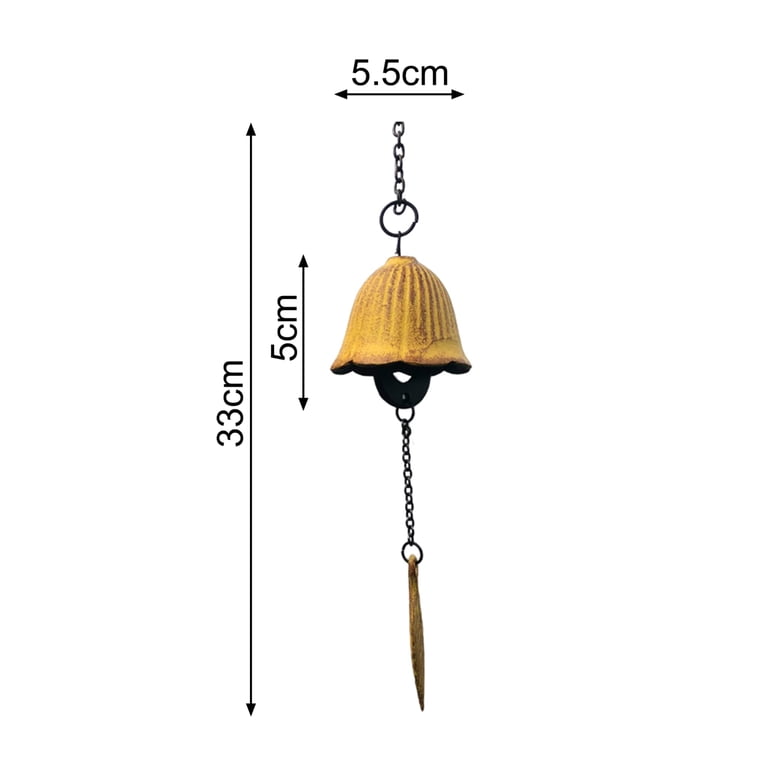 ⭐️シンピジュームアーチ５本立ち⭐️チャペルの鐘 Travelwant Cast Iron Windchimes, Bless Temple Wind Bell, Japanese