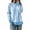 Blue, variant on Sweaters for Women Stripe Side Slit Casual Loose Long Sleeve Tops Fall Winter Pullover Knit Blouse Daily Wear