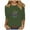 #101-Green, variant on Nuoqisi Carnival Celebration Printed Tee - Ladies' Casual Round Neck 3/4 Sleeve Loose T-Shirt for Festival Parades, Costume Parties, Colorful Street Style Wear & Masquerade Themed Outfits