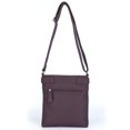 thumbnail image 3 of Bolsos cruzados para mujer PU duradero con cremallera para el ocio diario (café) Tmvgtek Para Estrenar, 3 of 9