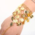 thumbnail image 3 of WORGEOUS 2 piezas Pulsera de danza del vientre Gity Jewelry Women Pulsera de monedas Brazalete de tobillo, 3 of 7