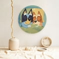 thumbnail image 2 of Lsque Bluey Pattern Ceramic Decorative Plate Decorative Plates with Display Stand Personalized Porcelain Plate Ceramic Ornaments for Wall Hanging Decoration-8in, 2 of 6