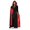 Red, variant on UNDERWRAPS Women's Hooded Halloween Costume Cape with Lining Black