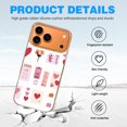 thumbnail image 4 of Case For Apple iPhone Air / 17 Pro / 17 Pro Max Series Case, Slim Thin Transparent Flexible Clear TPU Shockproof Phone Case For iPhone 17 Series, Heart Calendar Postcard (5), 4 of 6