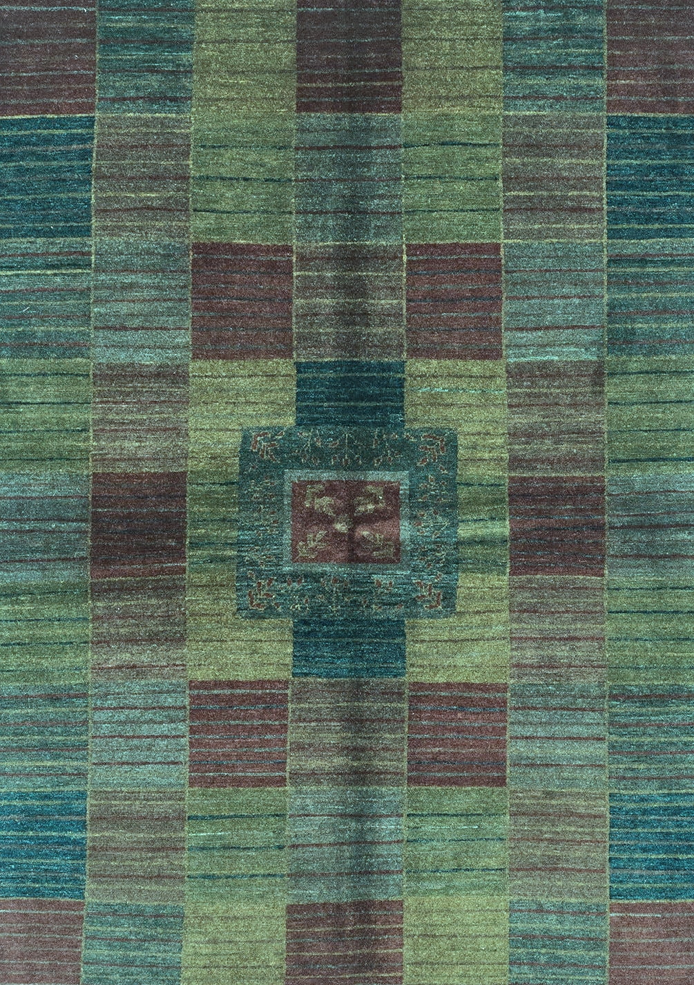 Ahgly Company Indoor Rectangle Checkered Light Blue Modern Area Rugs, 5 ...