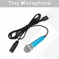 thumbnail image 3 of 1 Pcs Mini Microphone, Mini Mic Tiny Microphone Phone Type C Mic Small Microphone for Record Phone Voice, Blue, 3 of 6