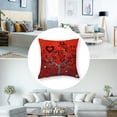 thumbnail image 5 of Celebration Theme White Oriental Plum Blossom Chinese Wedding Double Happiness Decoration Pillow Cover, Suitable for Chinese New Couples' Marriage, Family, Bedroom, Wedding, 5 of 7