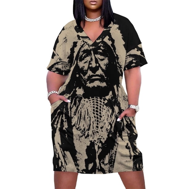 Vestido holgado con bolsillos LABAN LITTLE WOLF para mujer, verano 2025, estilo coreano