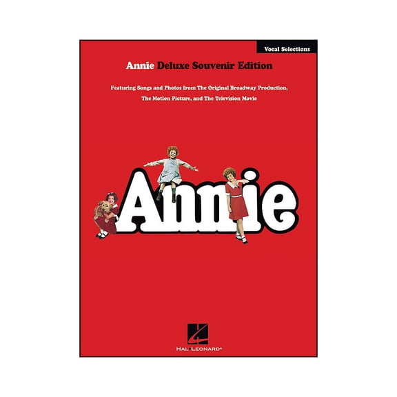 Hal Leonard Annie Deluxe Souvenir Edition Vocal Selections arranged for piano, vocal, and guitar (P/V/G)