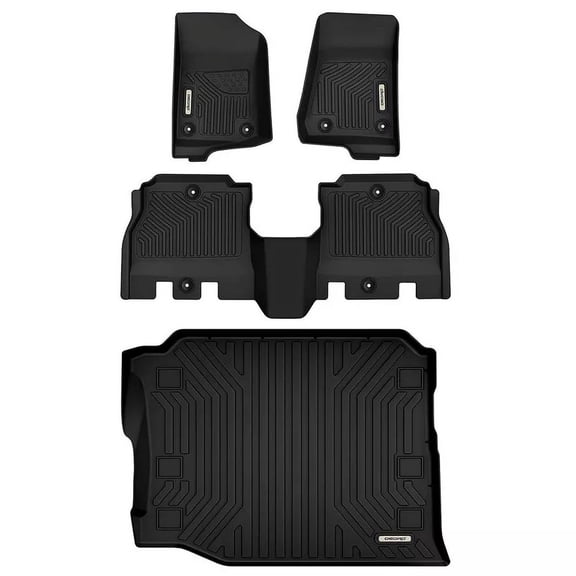 RVNI Floor Mats & Cargo Liners for 2018-2023 2024 Jeep Wrangler JL Unlimited 4-Door
