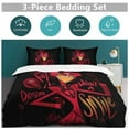 thumbnail image 5 of Hazbin Hotel 3-Piece Bedding Set Soft Warm And Comfortable Soft Bed Set with 1 Duvet Cover And 2 Pillowcases for Bedroom, 5 of 7
