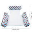thumbnail image 2 of Inflatable Swimming Hammock Pool Floats Lounger 4 In 1 Multi Purpose Pool Raft Bed (Saddle  Lounge Chair  Hammock  Drifter) Portable Pool Floats For Adults Vacation Fun And Rest, 2 of 7