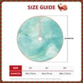 thumbnail image 4 of Kll Blue Marble Christmas Tree Skirt 30",Party Decorations Farmhouse For Christmas Decorations Holiday Party, 4 of 8
