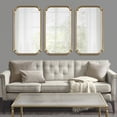 thumbnail image 6 of Madison Park Gold Scalloped Wall Mirror with Wood Frame 21.25"W x 38"H x 1"D Home Decor, 6 of 6