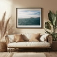 thumbnail image 3 of Alcatraz Island, San Francisco - Photography Seascape Ocean Water Nature Coast Landscape Black Framed Wall Art Print 24 x 36 inches, 3 of 4