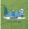 thumbnail image 2 of Life Is Crap Snowboarder Good Life Funny T Shirts Gift Ideas T-Shirt Tee by Life Is Crap, 2 of 2
